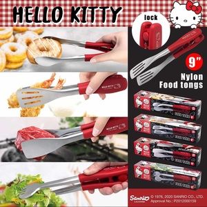 4pcs- Sanrio Hello Kitty food tongs 9"